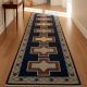 Handcrafted Plush Cotton and Wool Handknotted Rug for Warm Footing